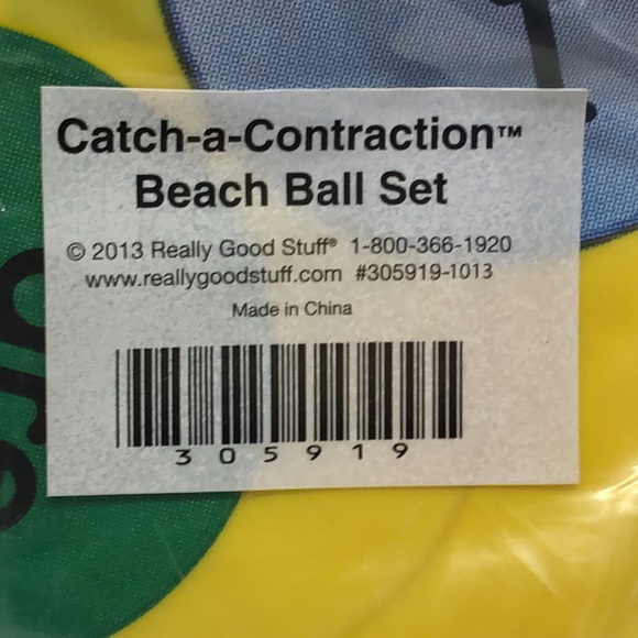 3 Catch-a-Contraction Beach Balls - Picture 2 of 7